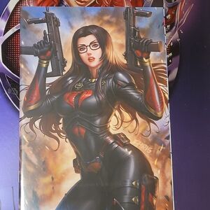 Black and Red Comic Art Print